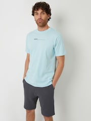 Threadbare Grey Waffle Texture Sweat Shorts - Image 3 of 4