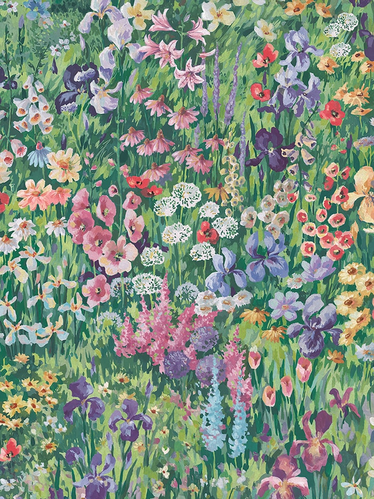 Graham & Brown Verdant Cottage Garden Verdant A4 Wallpaper Sample - Image 2 of 4