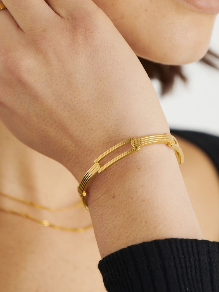 Katie Loxton Gold Tone Arabella Waterproof Bangle - Image 1 of 3