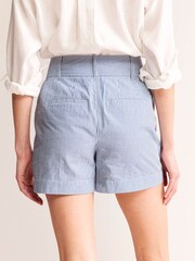 Boden Blue Westbourne Textured Shorts - Image 3 of 5