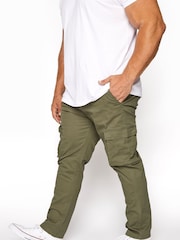 BadRhino Big & Tall Green Stretch Cargo Trousers - Image 2 of 3
