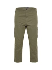 BadRhino Big & Tall Green Stretch Cargo Trousers - Image 3 of 3