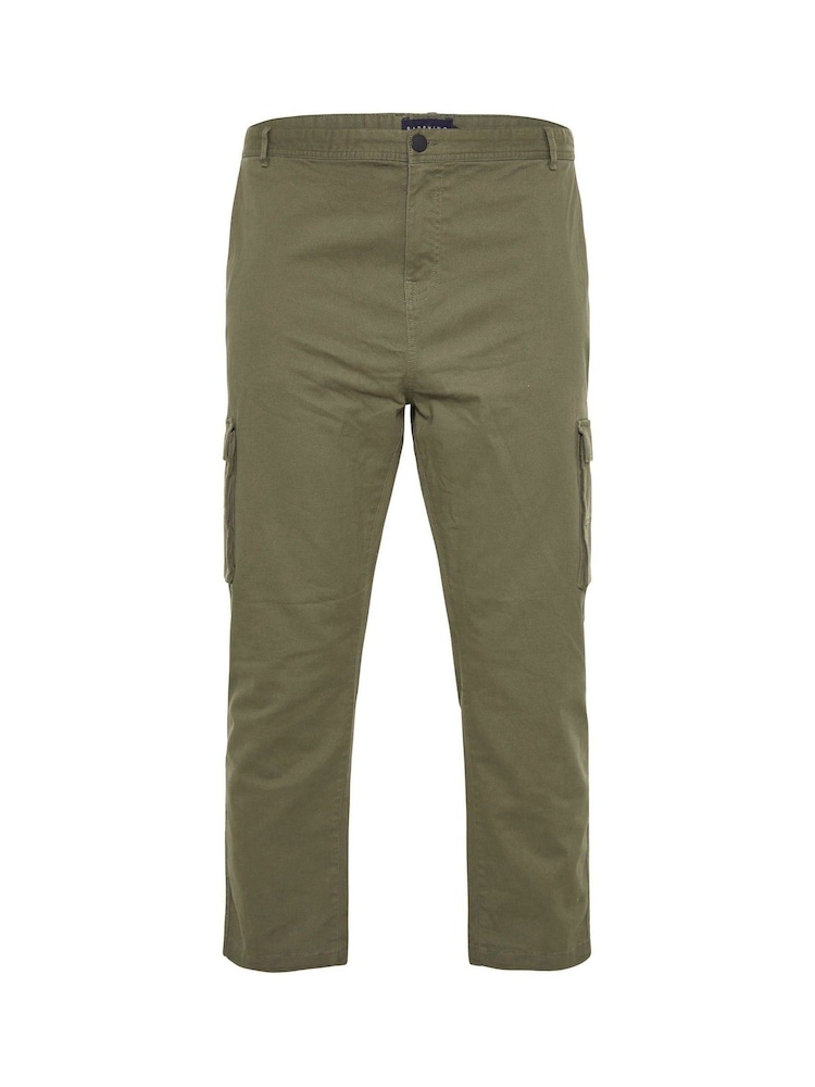 BadRhino Big & Tall Green Stretch Cargo Trousers - Image 3 of 3