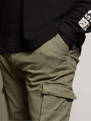 BadRhino Big & Tall Green Stretch Cargo Trousers - Image 4 of 7