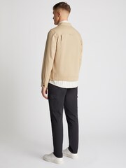 Remus Uomo Natural Regular Fit 100% Cotton Twill Utility Jacket - Image 3 of 6