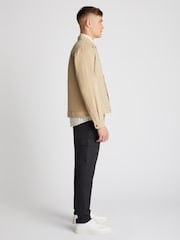 Remus Uomo Natural Regular Fit 100% Cotton Twill Utility Jacket - Image 4 of 6