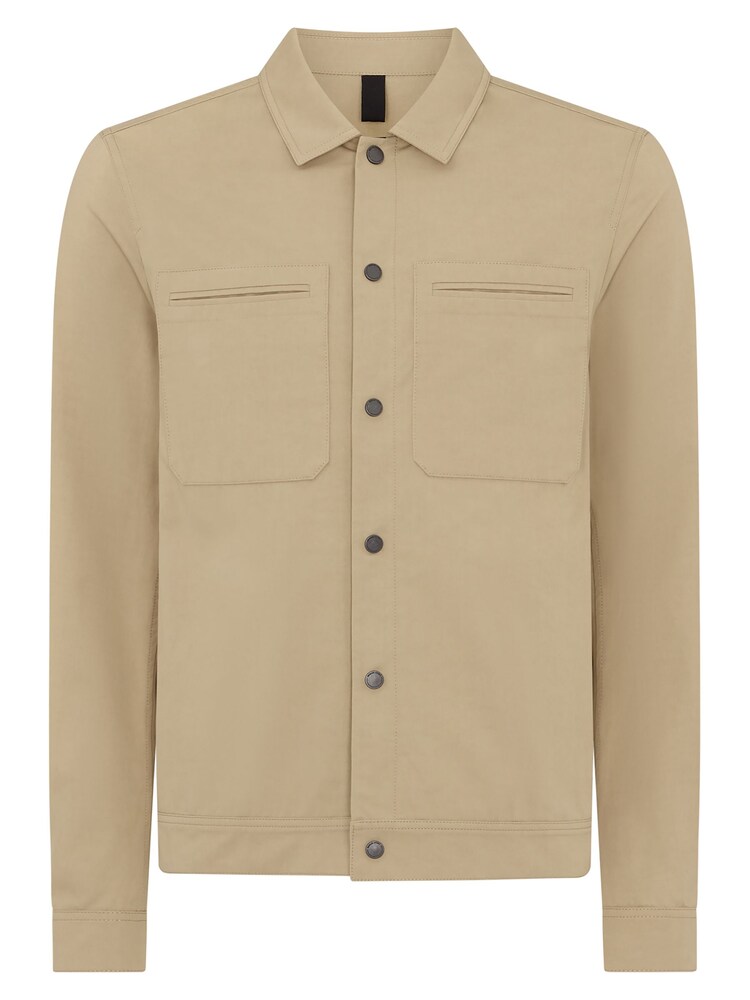 Remus Uomo Natural Regular Fit 100% Cotton Twill Utility Jacket - Image 6 of 6