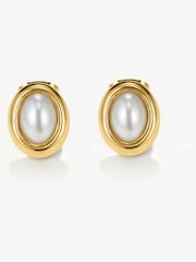 D.Louise Gold Tone Mini Pearl Studs - Image 2 of 4