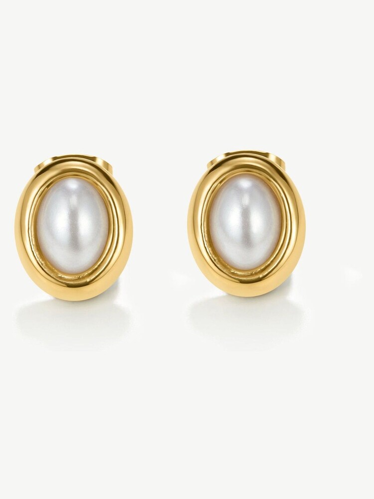 D.Louise Gold Tone Mini Pearl Studs - Image 4 of 4 D.Louise Gold Tone Mini Pearl Studs - Image 4 of 4