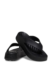 Crocs Black Getaway Platform Flip Flops - Image 3 of 5