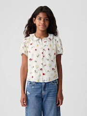 Gap Cream DÔEN Floral Blouse (Kids) - Image 1 of 5
