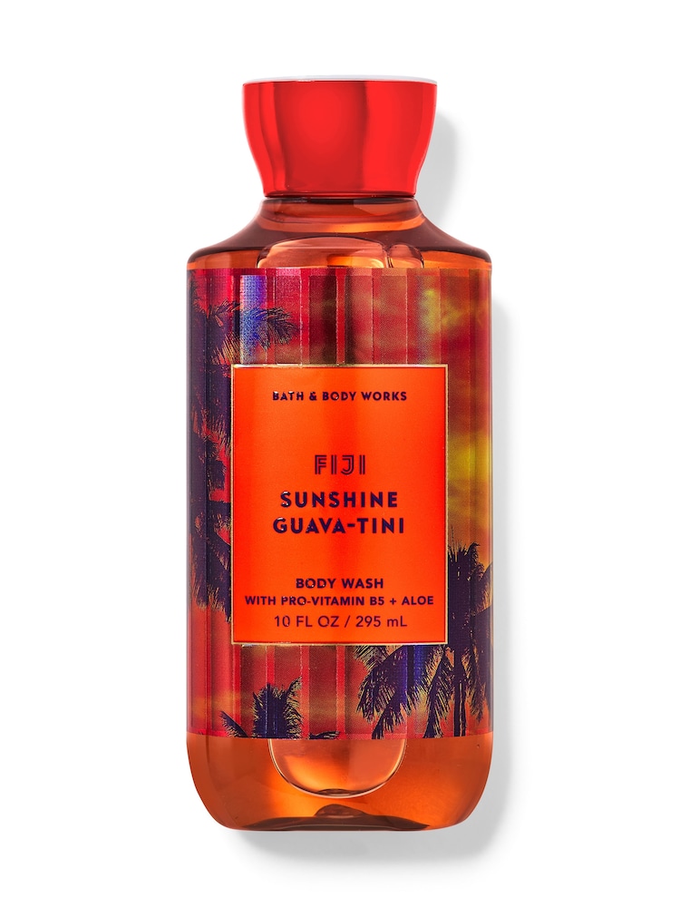 Bath & Body Works Fiji Sunshine Guava-Tini Body Wash 10 fl oz / 295 mL - Image 1 of 1 Bath & Body Works Fiji Sunshine Guava-Tini Body Wash 10 fl oz / 295 mL - Image 1 of 1