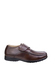 Fleet & Foster Fred Dual Fit Brown Moccasins - Image 1 of 4