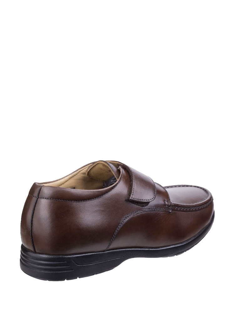 Fleet & Foster Fred Dual Fit Brown Moccasins - Image 2 of 4