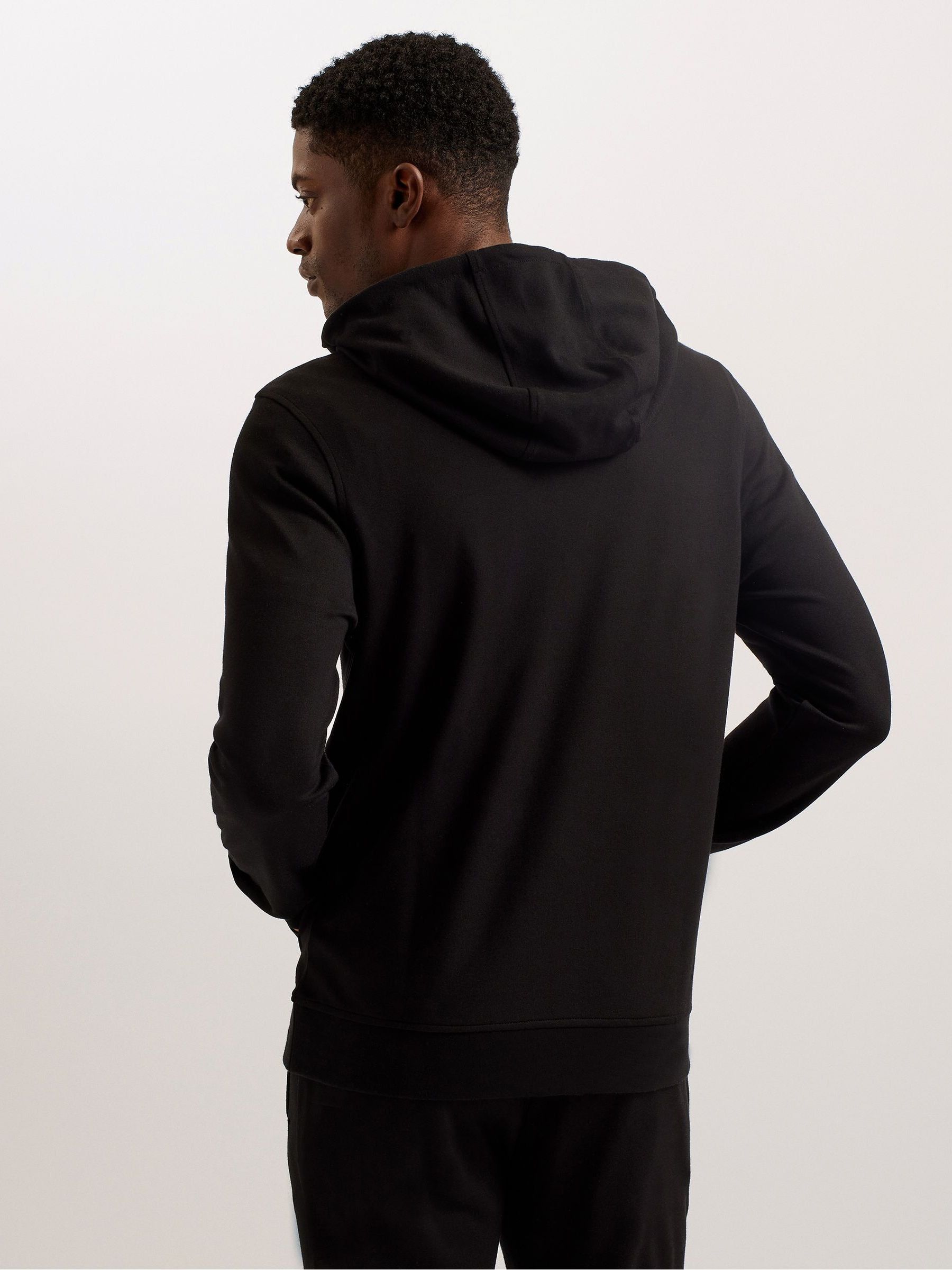 Buy Ted Baker Black Caproe Quarter Zip Hoodie from Next