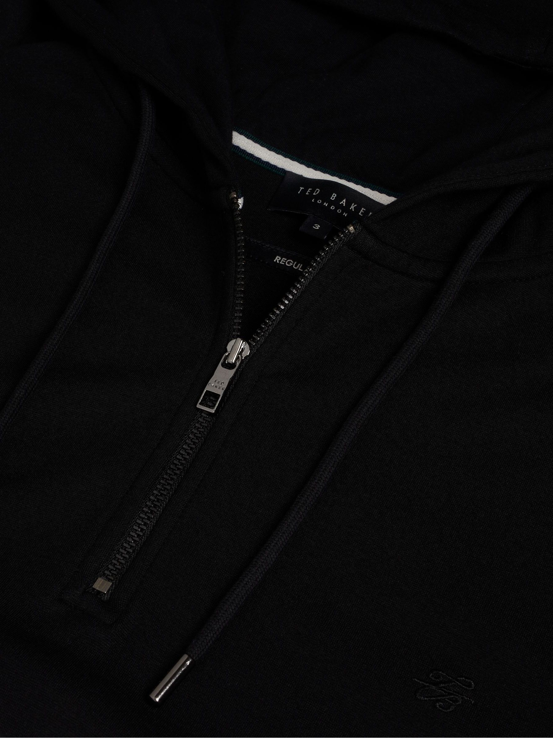 Buy Ted Baker Black Caproe Quarter Zip Hoodie from Next