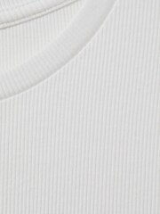 Reiss White Tora Cotton Blend Crew Neck Top - Image 6 of 6