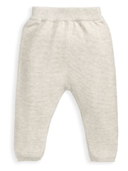 Mamas & Papas 2 Piece Oatmeal 100% Cotton Knit Set - Image 4 of 4