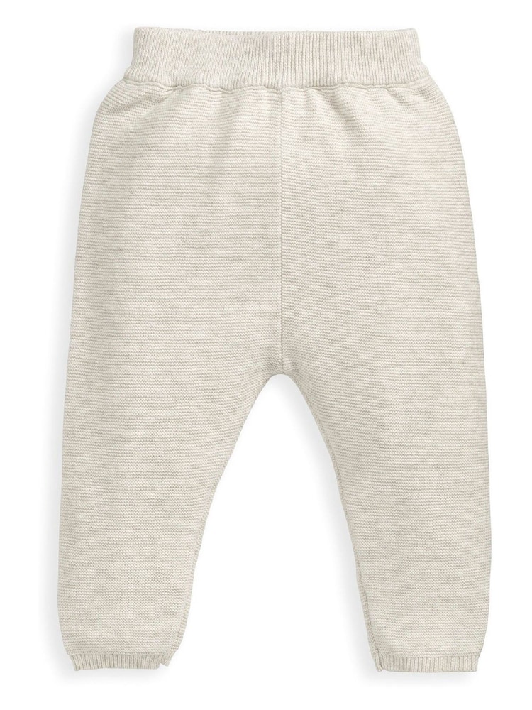 Mamas & Papas 2 Piece Oatmeal 100% Cotton Knit Set - Image 4 of 4