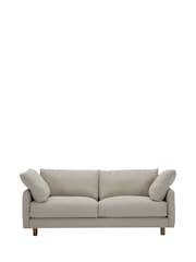 Barker and Stonehouse Brown Larkin Boucle 3 Seater Sofa - Image 2 of 6