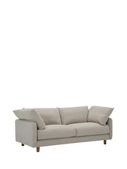 Barker and Stonehouse Brown Larkin Boucle 3 Seater Sofa - Image 3 of 6