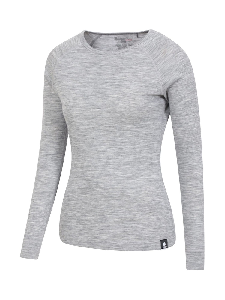 Mountain Warehouse Grey Womens Merino II Thermal Top - Image 3 of 5