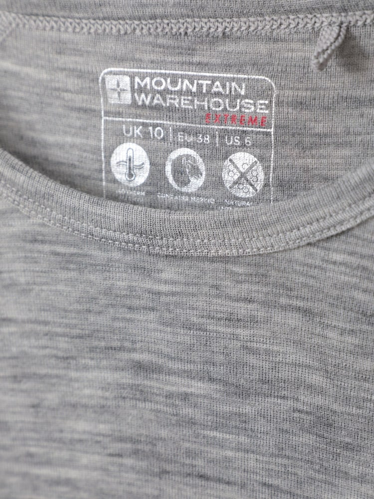 Mountain Warehouse Grey Womens Merino II Thermal Top - Image 4 of 5