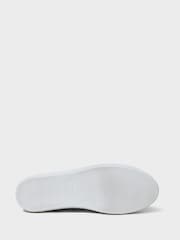 Crew Clothing White Leather Trainers - Image 4 of 4