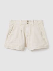 Paige High Rise Shorts With Turned-Up Hems - Image 1 of 5