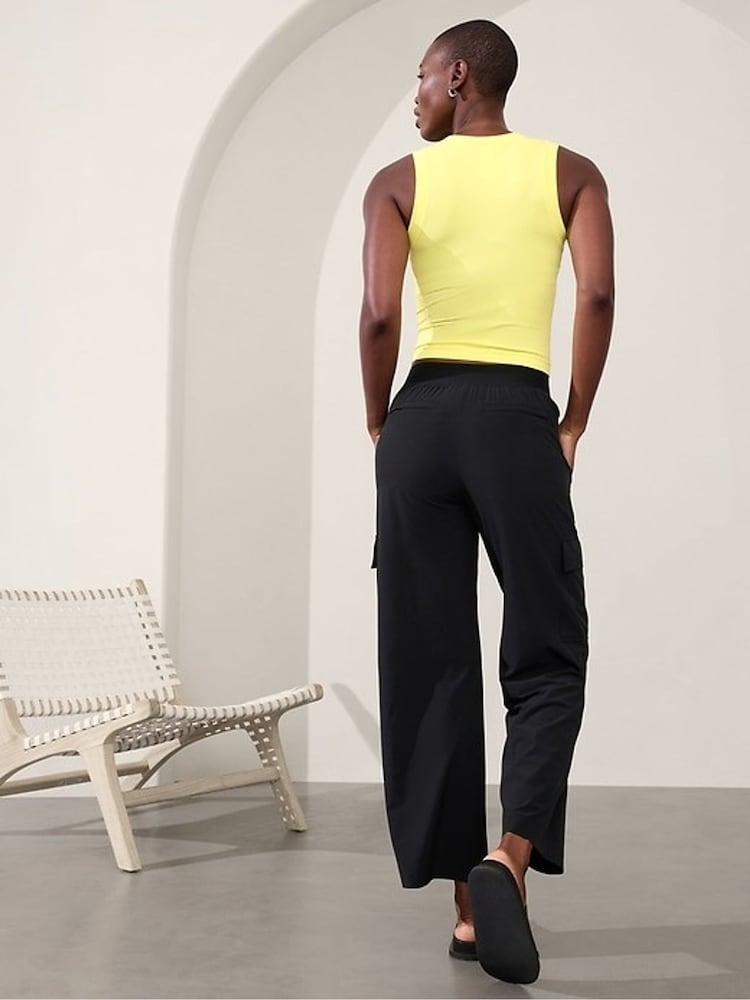 Athleta Yellow Renew Seamless Muscle Tank Top - Image 2 of 2