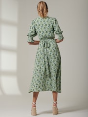 Jolie Moi V-Neck High Low Midi Dress - Bild 2 von 7