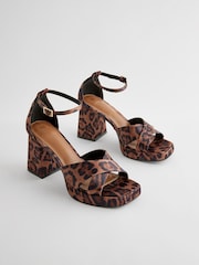 Animal Forever Comfort® Flare Platform Sandals - Image 4 of 8