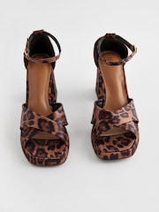 Animal Forever Comfort® Flare Platform Sandals - Image 7 of 8