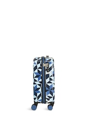 Radley London Blue Marquetry Radley 4 Wheel Carry On Bag - Image 3 of 5
