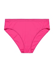 Yours Curve Pink Leopard Print High Leg Knickers 5 Pack - Image 5 of 5
