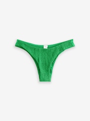 Green Brazilian Shirred Bikini Bottoms - Image 5 of 5