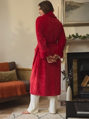 Red Supersoft Dressing Gown - Image 2 of 6