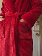 Red Supersoft Dressing Gown - Image 6 of 6