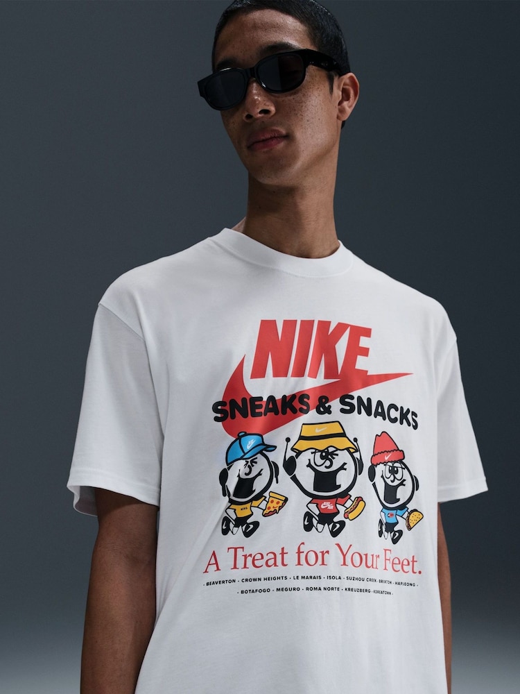 Nike White Max 90 Graphic T Shirt - Image 5 of 5