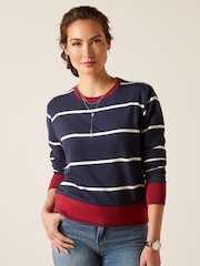Ariat Blue Tedstock Sweatshirt - Image 2 of 4
