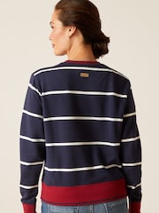 Ariat Blue Tedstock Sweatshirt - Image 3 of 4