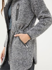 FatFace Hadley Grey Fleece Jacket - Image 5 of 7