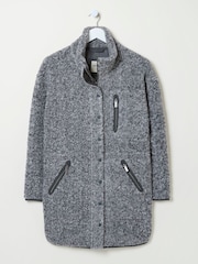 FatFace Hadley Grey Fleece Jacket - Image 7 of 7
