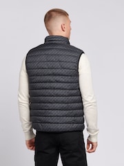 U.S. Polo Assn. Black Monogram Mens Quilted Gilet - Image 4 of 7