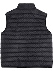 U.S. Polo Assn. Black Monogram Mens Quilted Gilet - Image 6 of 7