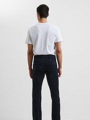 French Connection Blue Stretch Chino Trousers - Image 3 of 4