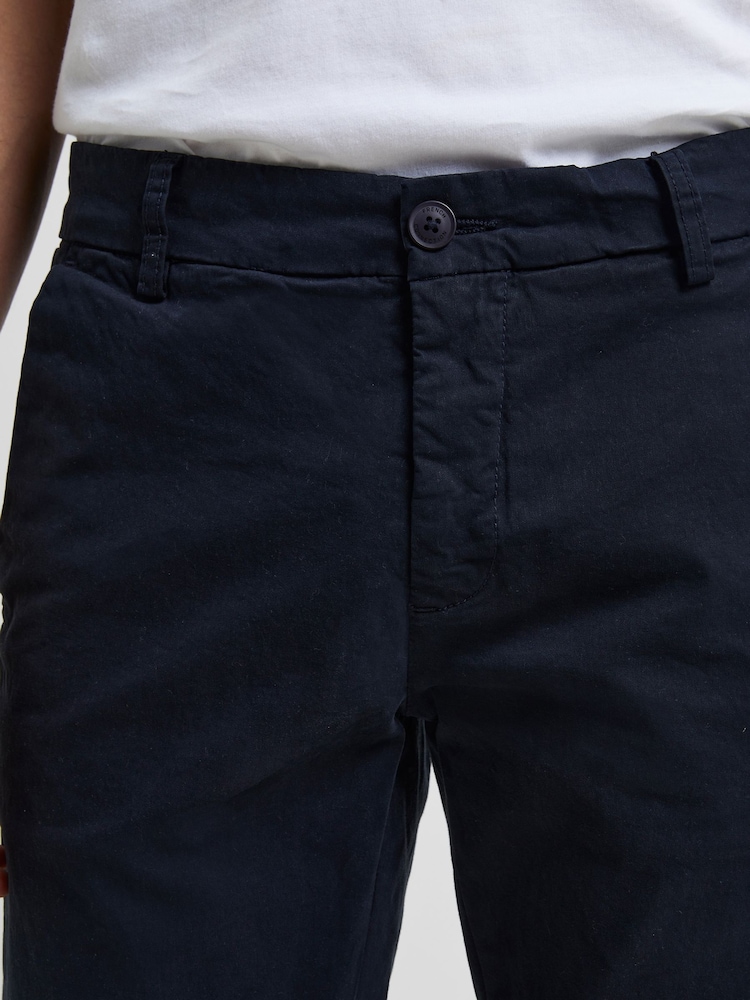 French Connection Blue Stretch Chino Trousers - Image 4 of 4