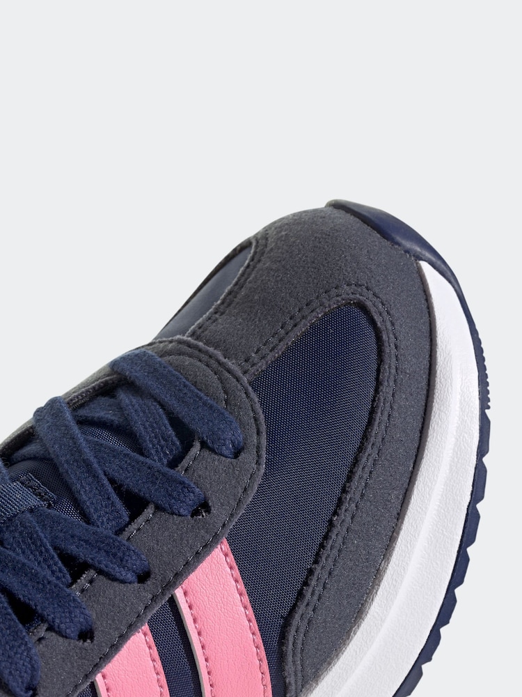 adidas Navy/Pink Run 70s 2.0 Trainers - Image 7 of 8