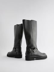 שחור - ®Forever Comfort מגפי אופנוענים בגובה הברך - תמונה 7 מתוך 9