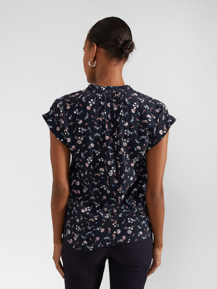 Hobbs Blue Carine Blouse - Image 2 of 3